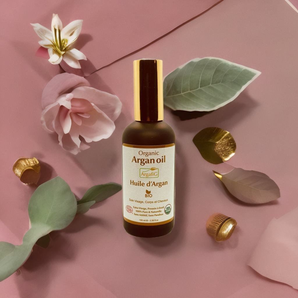 Premium cosmetic Argan oil for skin and hair by Moroccan supplier
